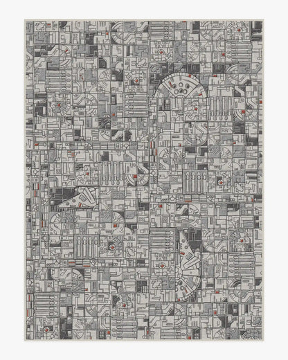 Smugglers Geo Grey Rug