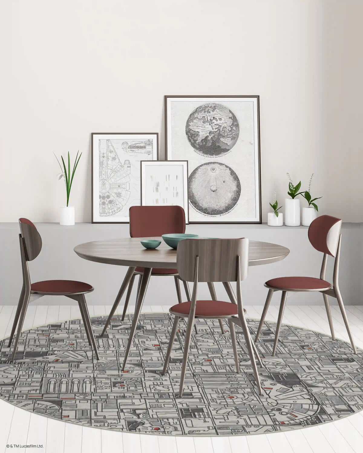 Smugglers Geo Grey Rug