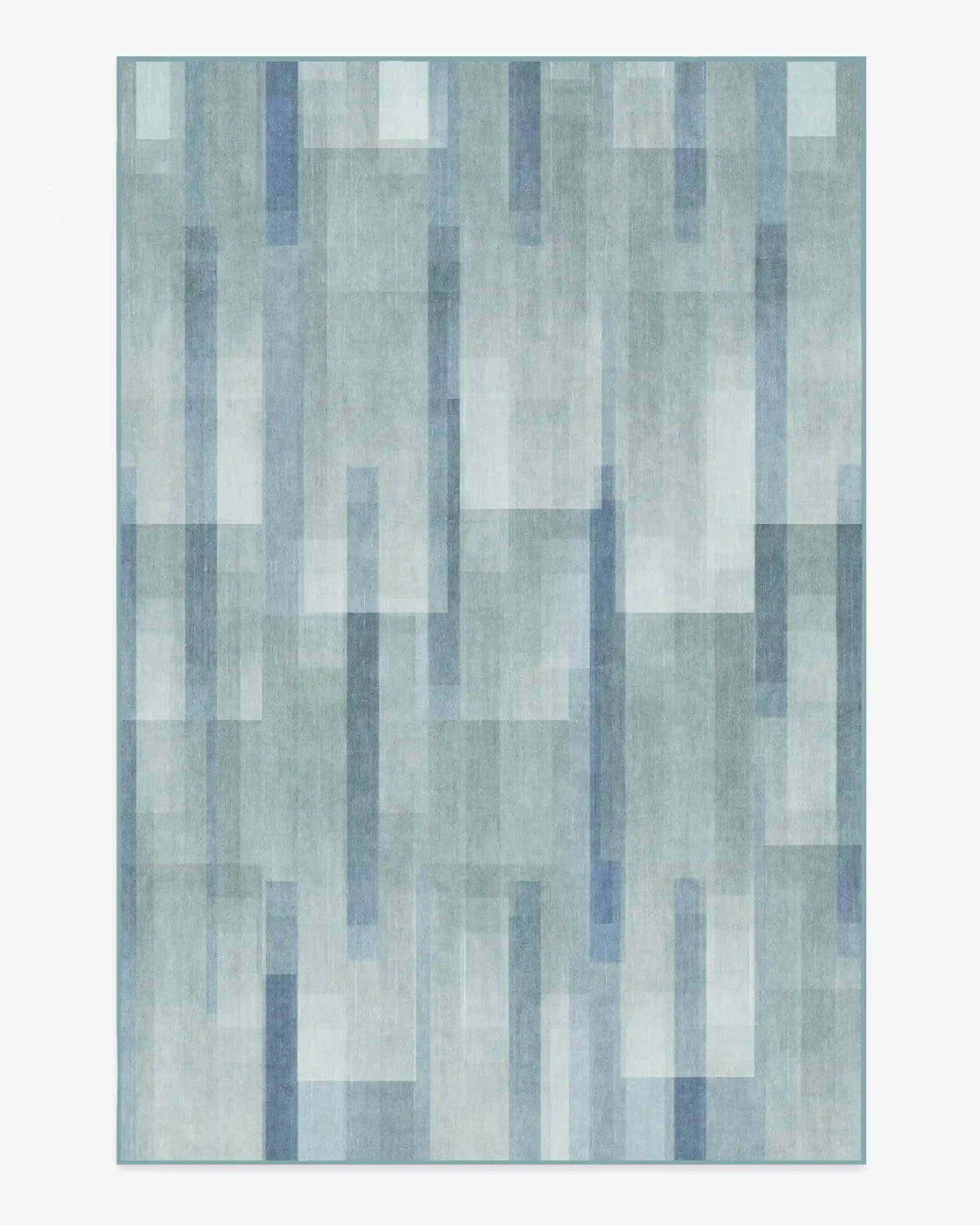 Solar Drift Silver Blue Rug