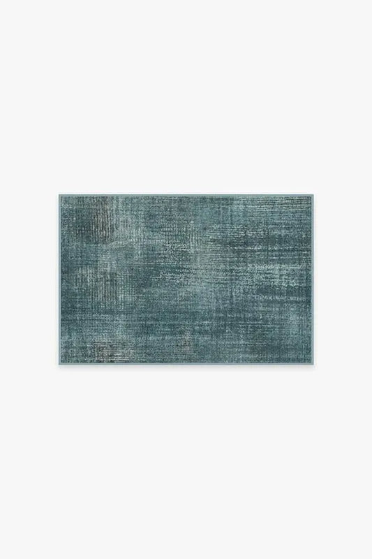 Sudaria Solid Teal Blue Rug