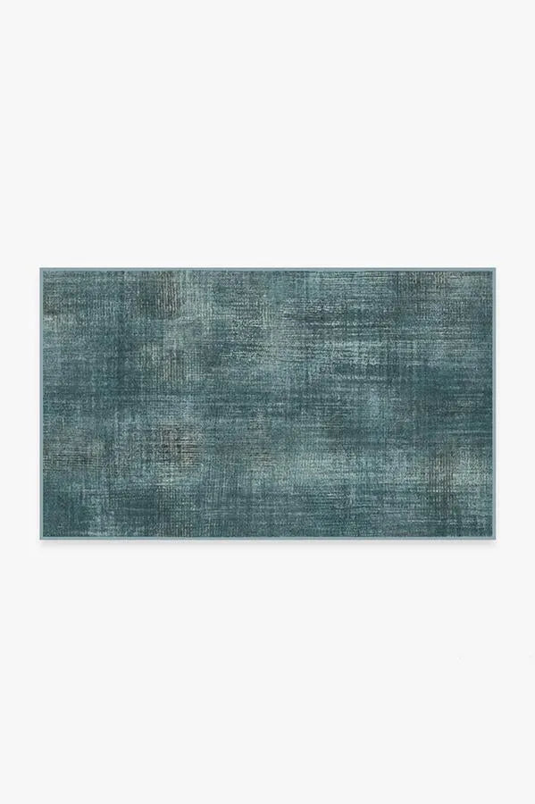 Sudaria Solid Teal Blue Rug