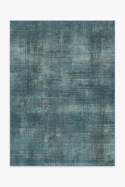Sudaria Solid Teal Blue Rug