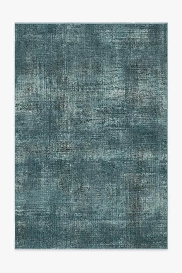 Sudaria Solid Teal Blue Rug