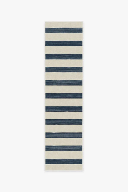 Sumi Sailor Stripe Navy Rug