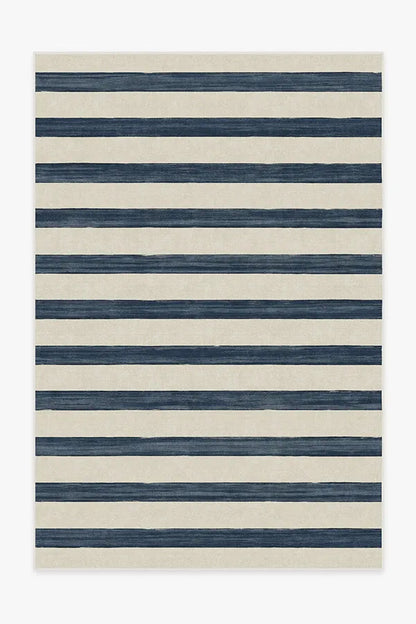 Sumi Sailor Stripe Navy Rug