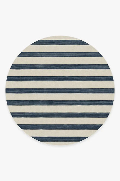 Sumi Sailor Stripe Navy Rug