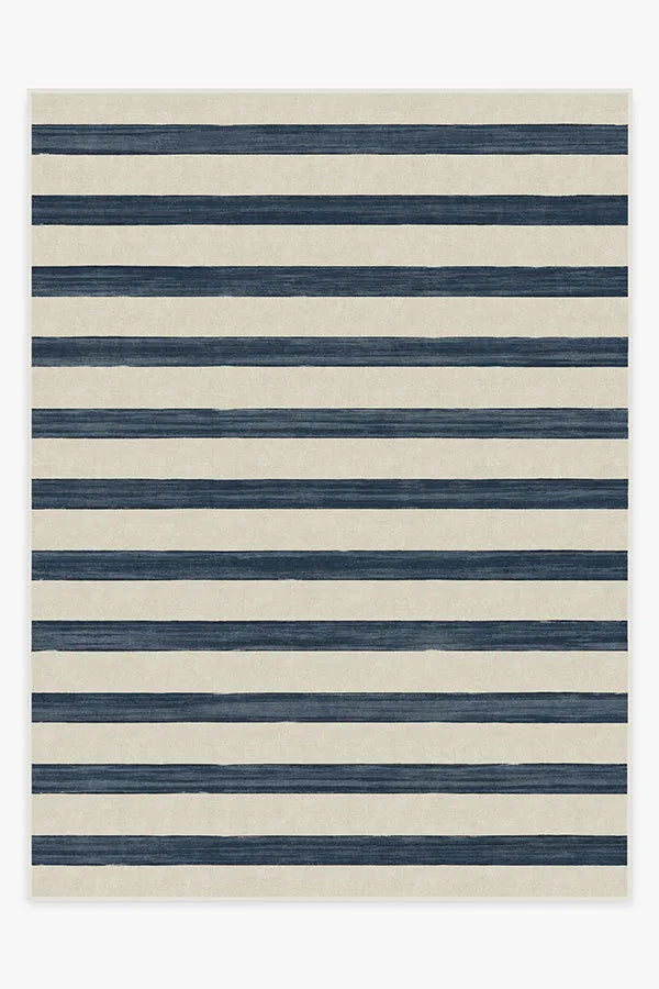 Sumi Sailor Stripe Navy Rug