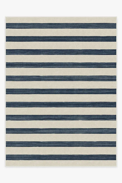 Sumi Sailor Stripe Navy Rug
