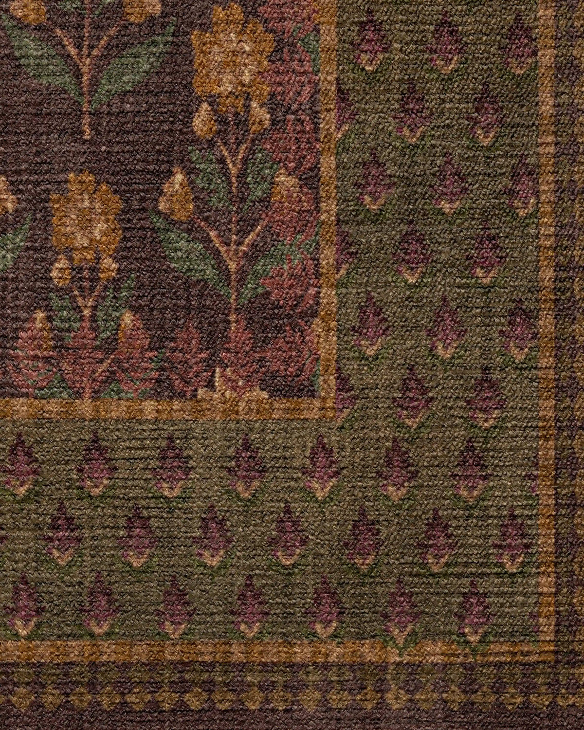Sundara Brown & Olive Rug