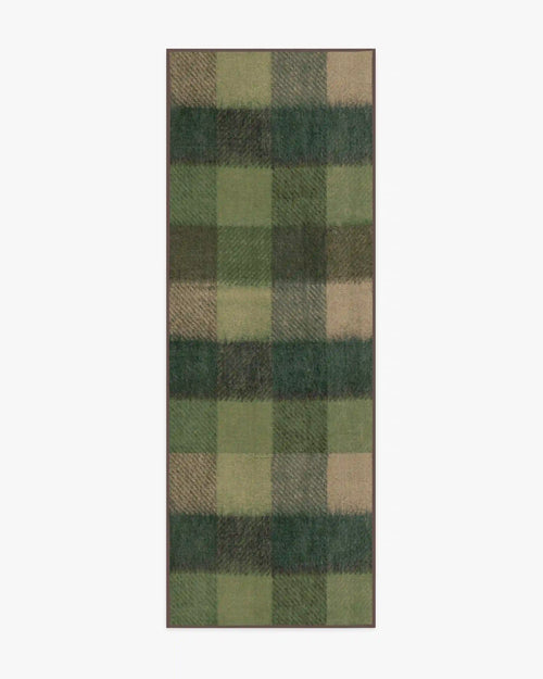 Tallitha Green & Tan Rug