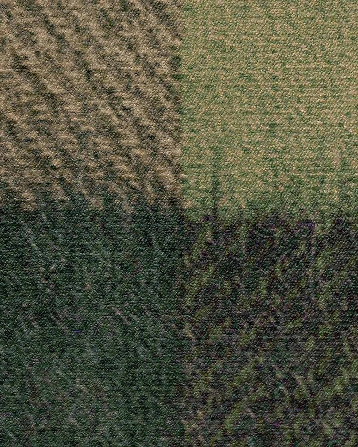 Tallitha Green & Tan Rug