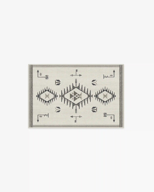 The Child Black & Cream Rug