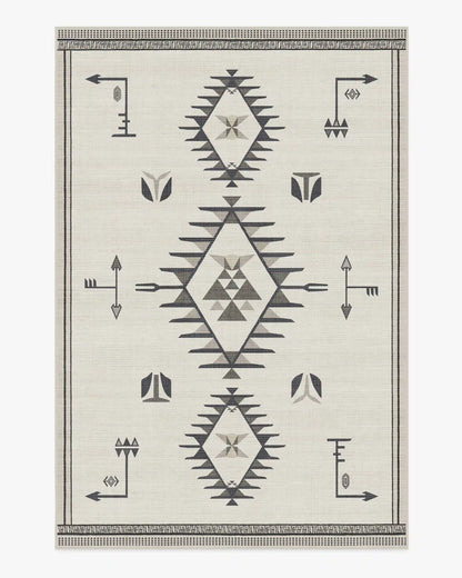 The Child Black & Cream Rug