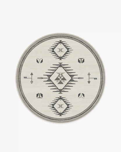The Child Black & Cream Rug
