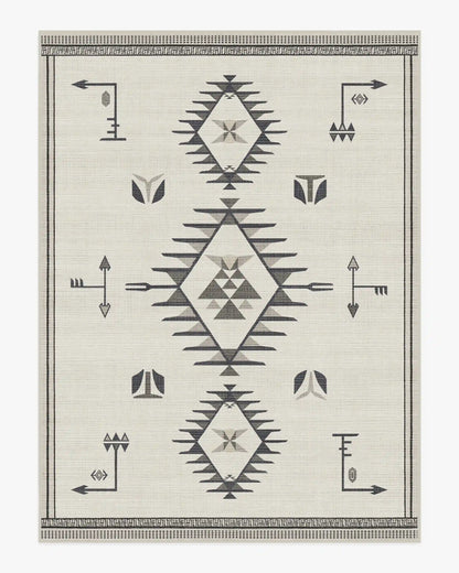 The Child Black & Cream Rug
