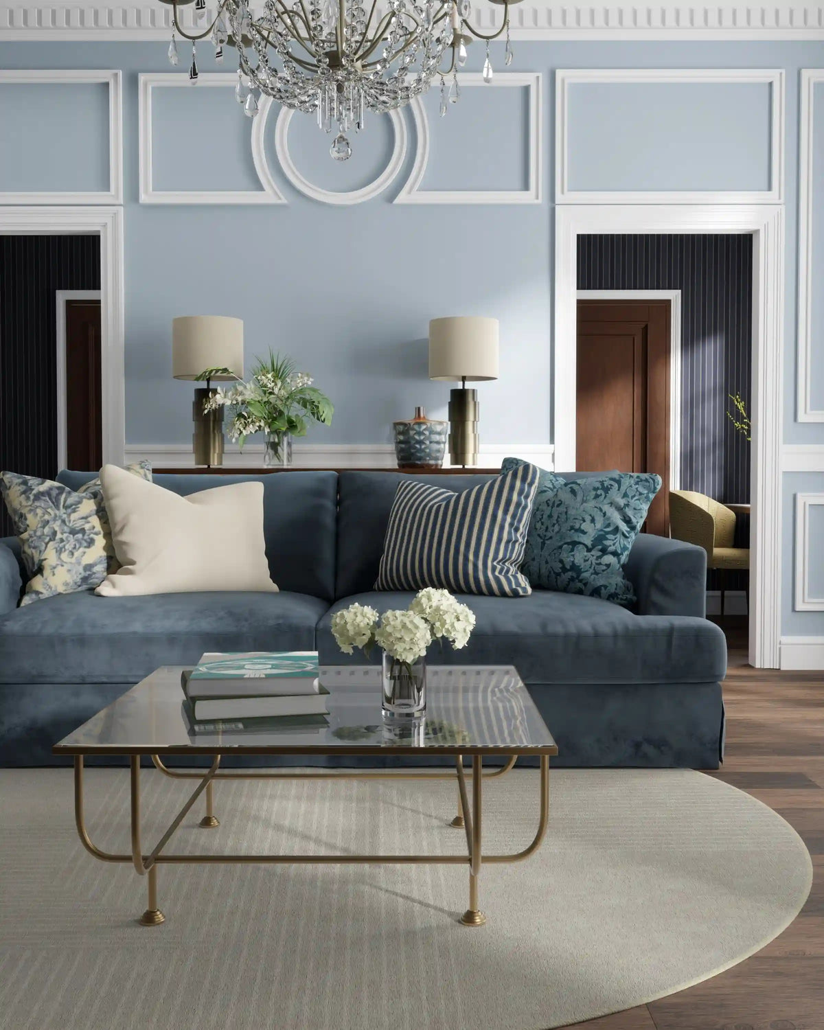 Bel Air Ivory Rug by The Hiltons