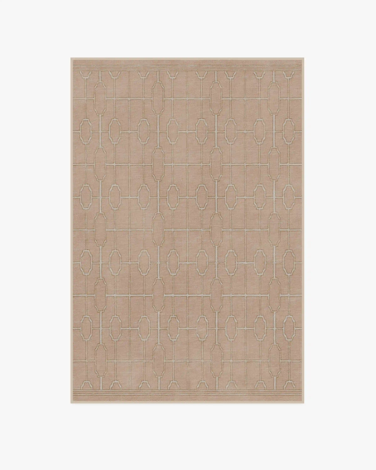 Diana Trellis Rose Gold Rug by The Hiltons