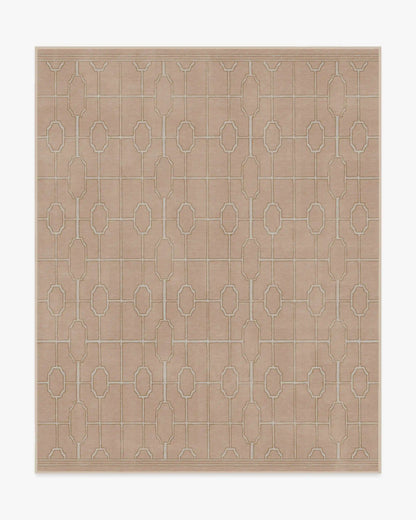 Diana Trellis Rose Gold Rug by The Hiltons
