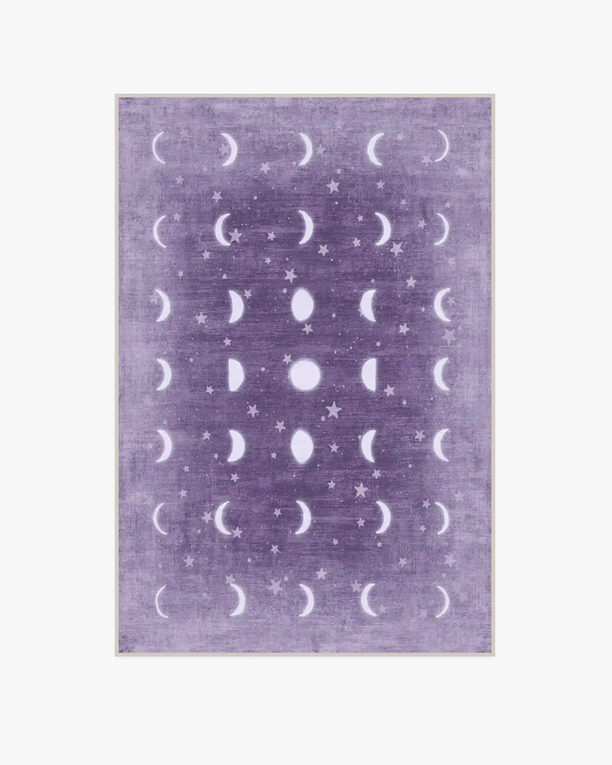 To The Moon And Back Mauve Rug by Humberto Leon