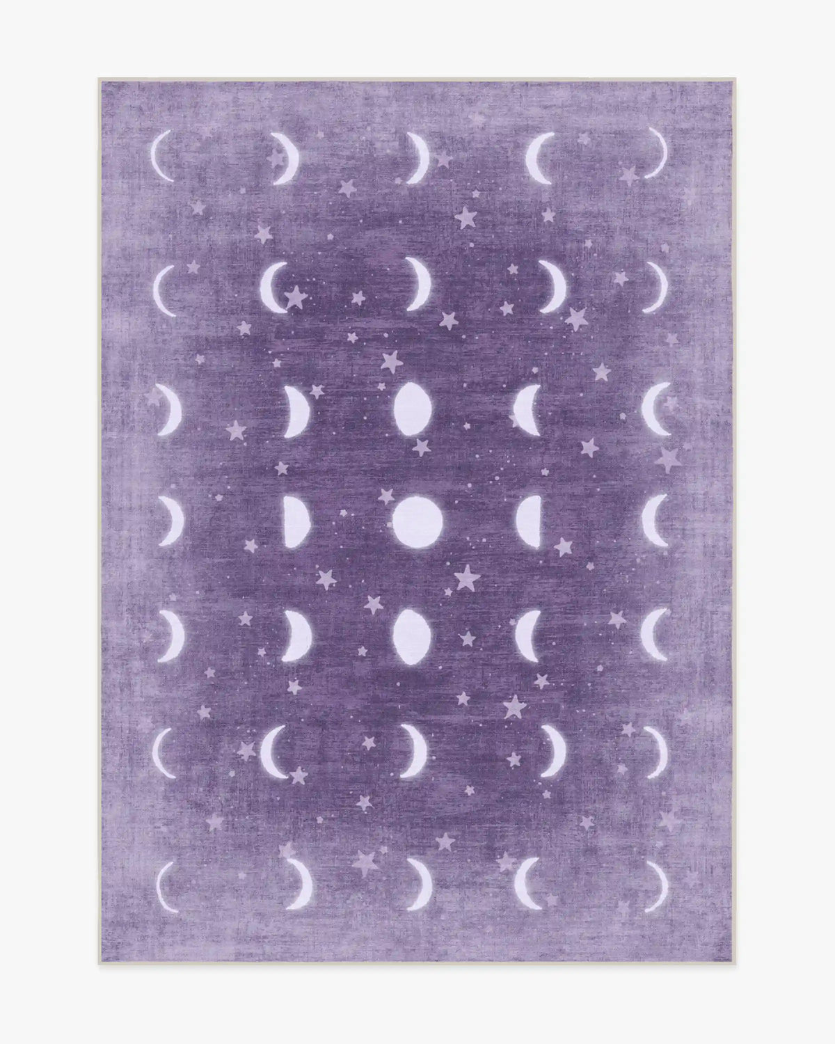 To The Moon And Back Mauve Rug by Humberto Leon