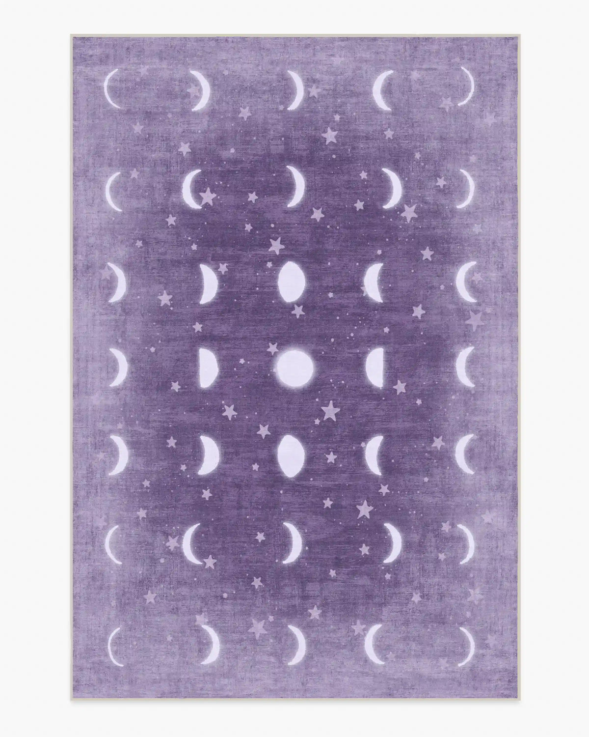 To The Moon And Back Mauve Rug by Humberto Leon