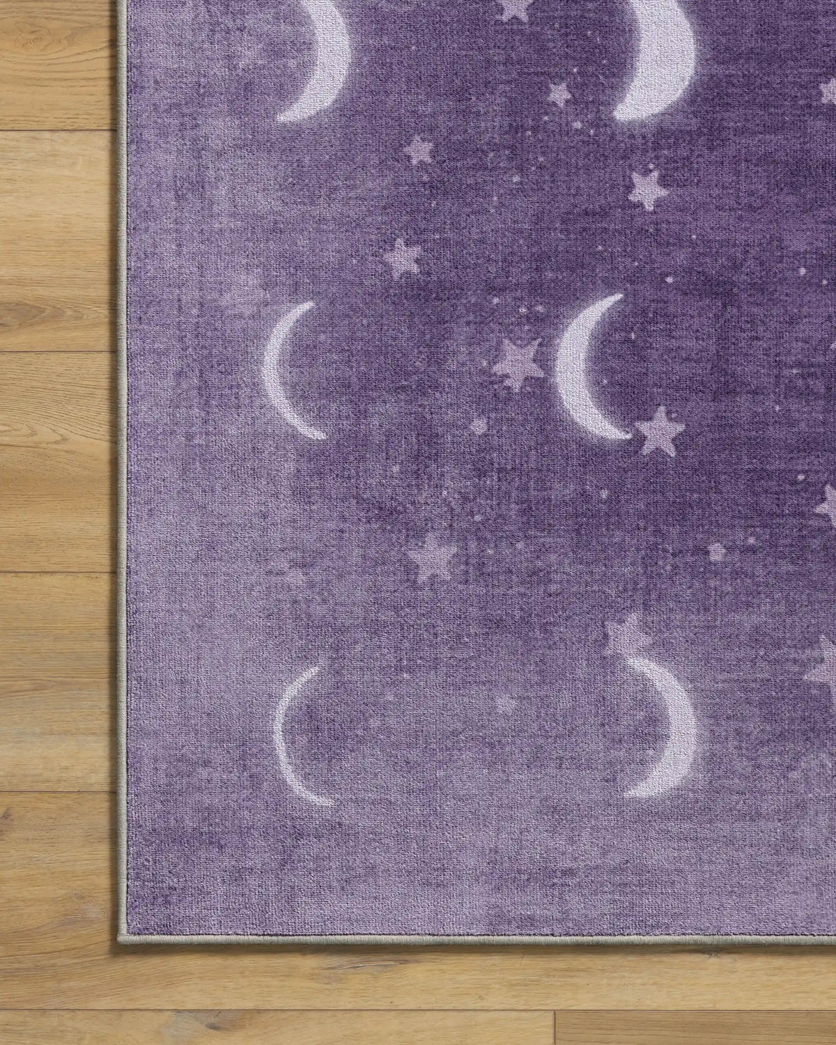 To The Moon And Back Mauve Rug by Humberto Leon