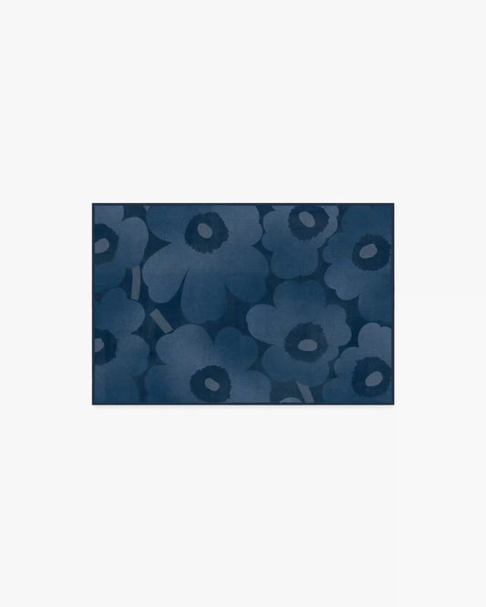 Unikko Blue Rug by Marimekko