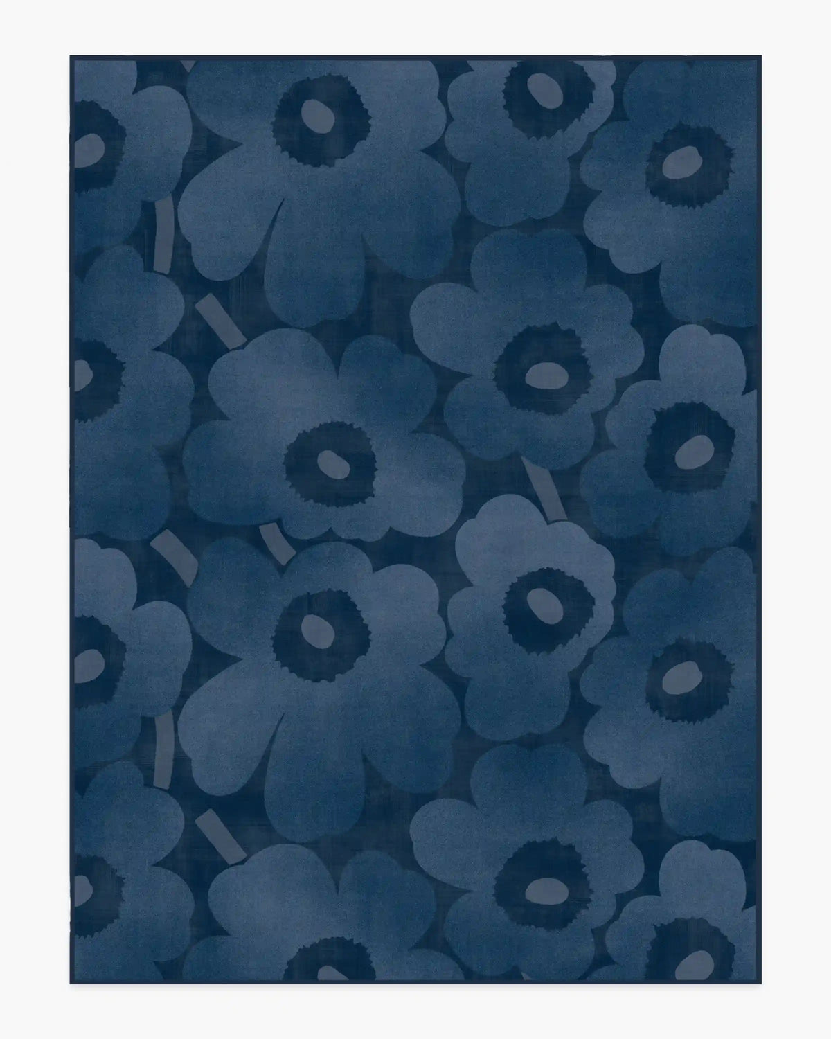 Unikko Blue Rug by Marimekko