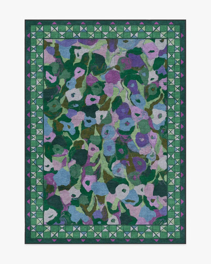 Vera Green & Plum Rug by Jungalow