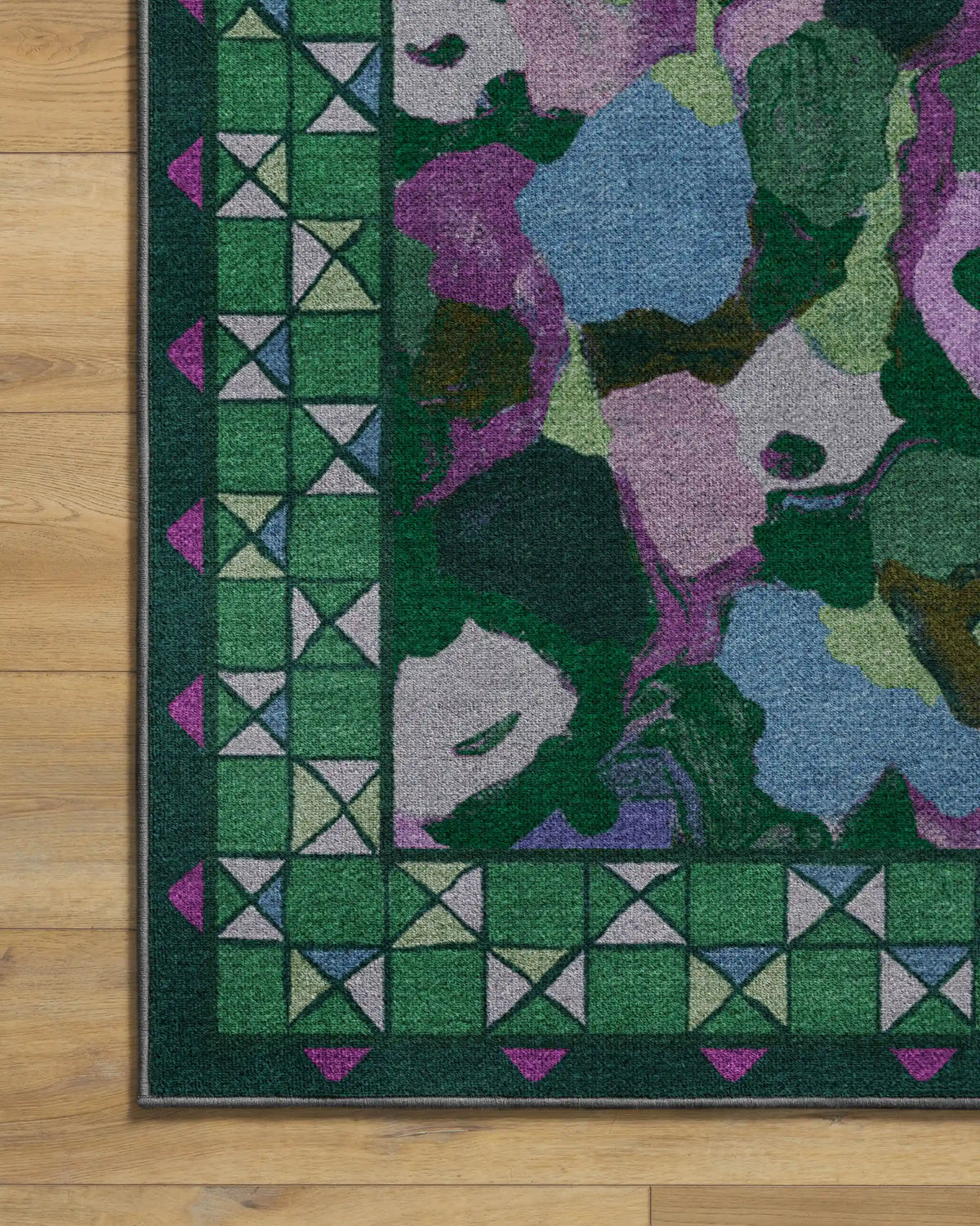 Vera Green & Plum Rug by Jungalow