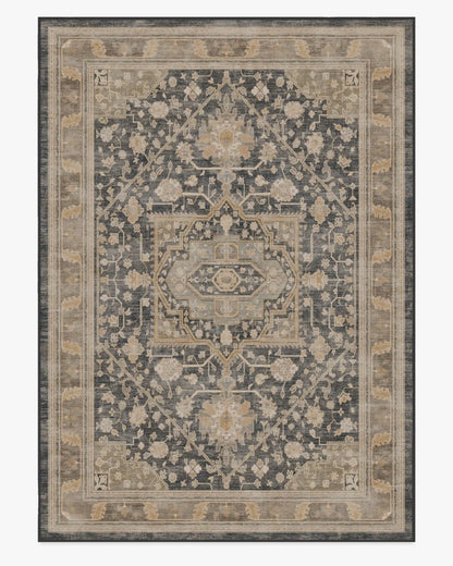 Zahra Ink & Vintage Citron Rug