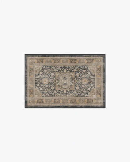 Zahra Ink & Vintage Citron Rug