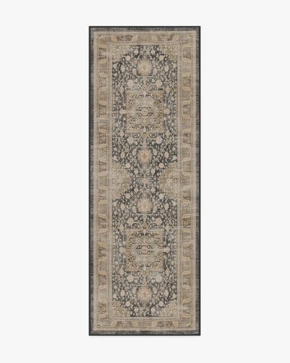 Zahra Ink & Vintage Citron Rug