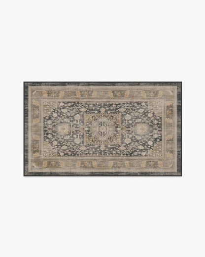 Zahra Ink & Vintage Citron Rug