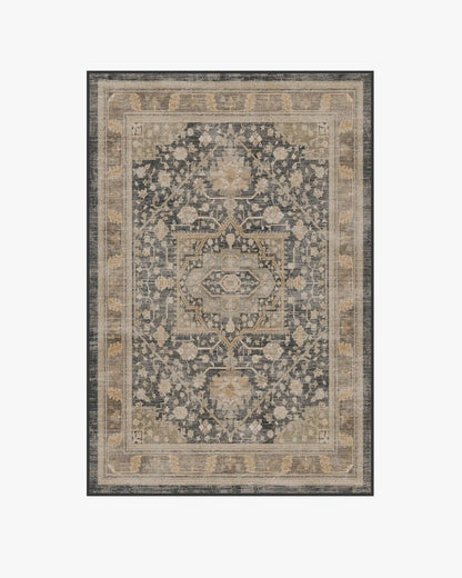Zahra Ink & Vintage Citron Rug