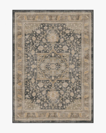 Zahra Ink & Vintage Citron Rug
