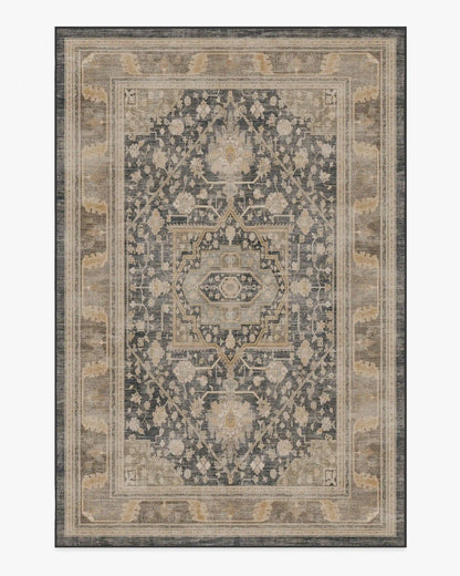 Zahra Ink & Vintage Citron Rug