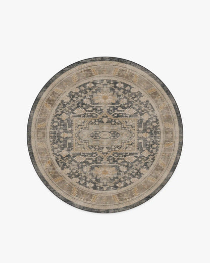Zahra Ink & Vintage Citron Rug