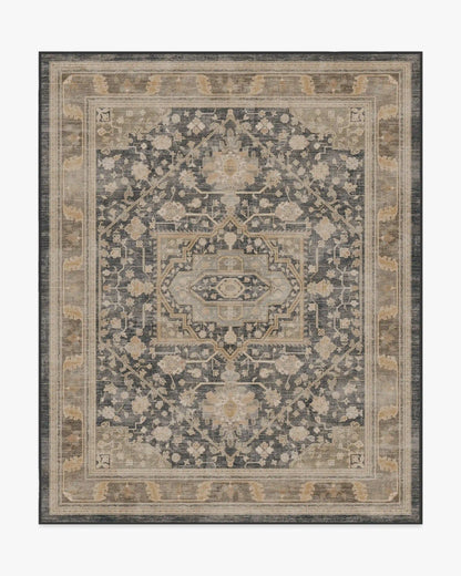 Zahra Ink & Vintage Citron Rug