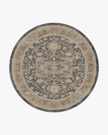 Zahra Ink & Vintage Citron Rug