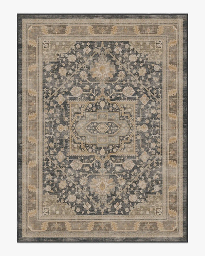 Zahra Ink & Vintage Citron Rug