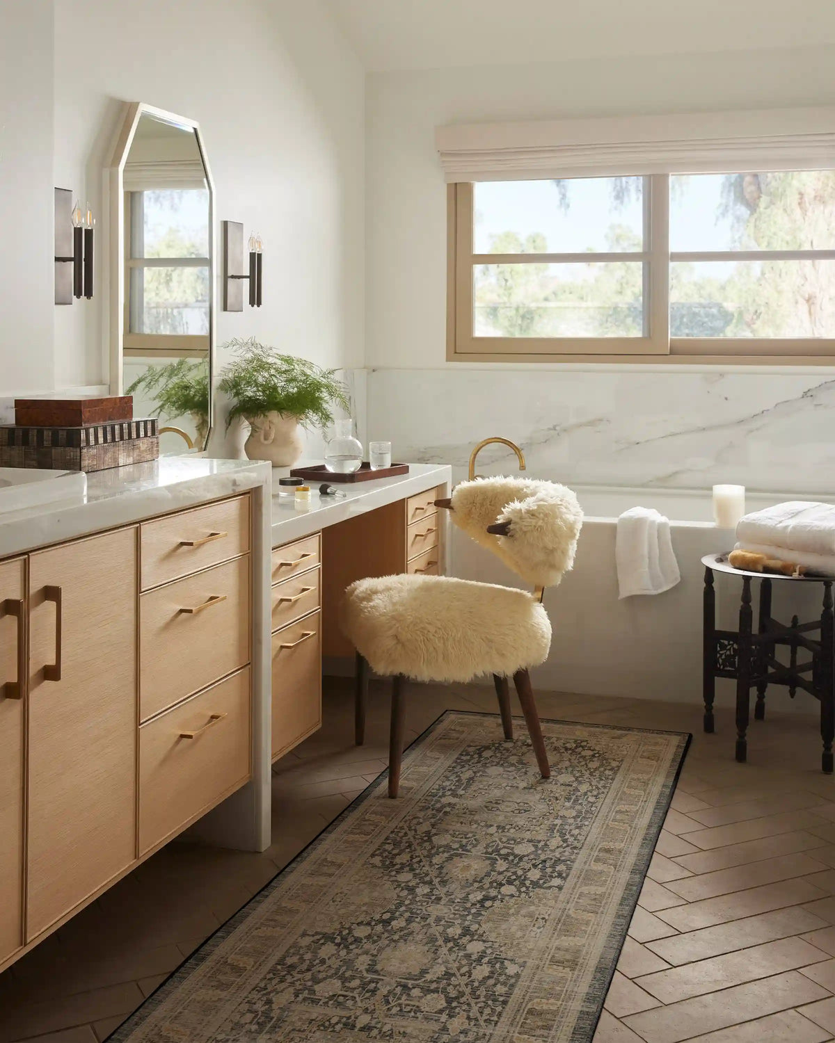 Zahra Ink & Vintage Citron Rug