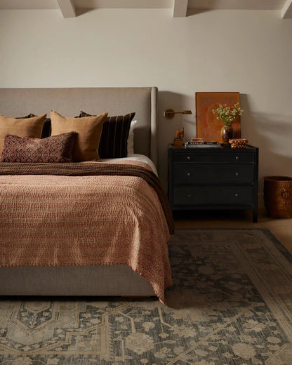Zahra Ink & Vintage Citron Rug