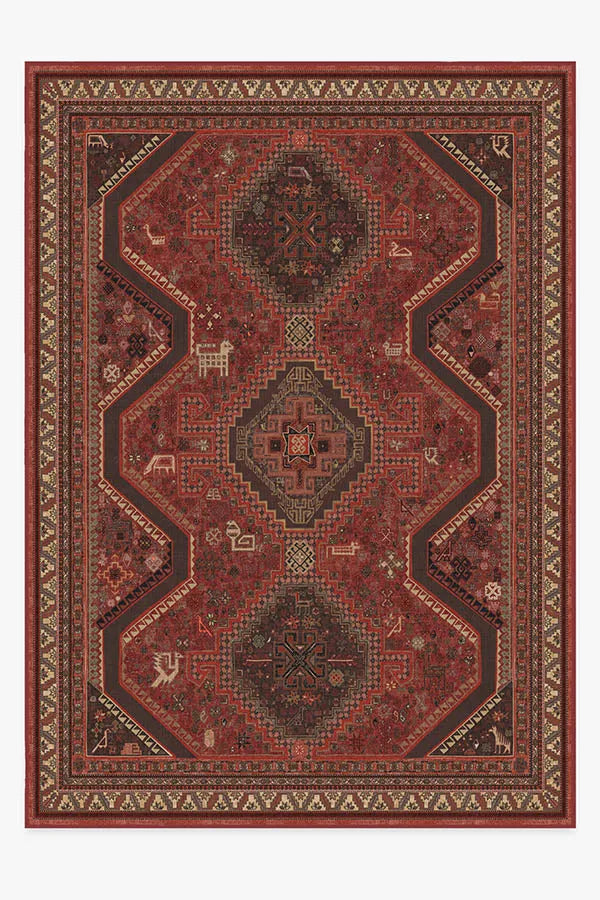 Zareen Scarlet Red Rug