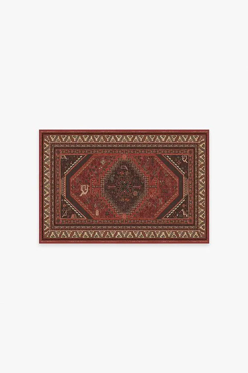 Zareen Scarlet Red Rug