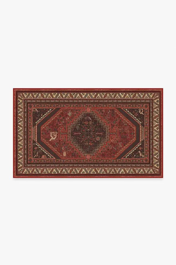 Zareen Scarlet Red Rug
