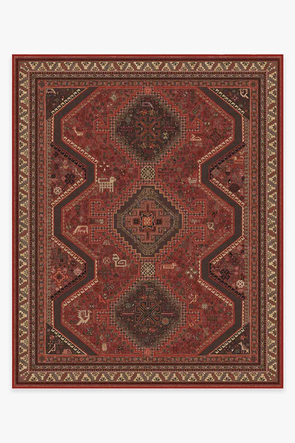 Zareen Scarlet Red Rug