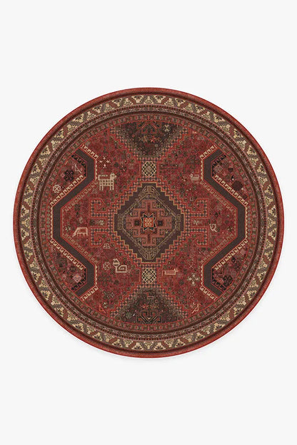 Zareen Scarlet Red Rug