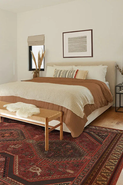 Zareen Scarlet Red Rug