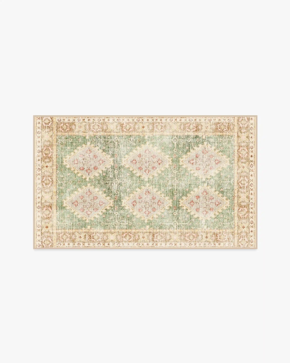 Zosia Sage & Gold Rug